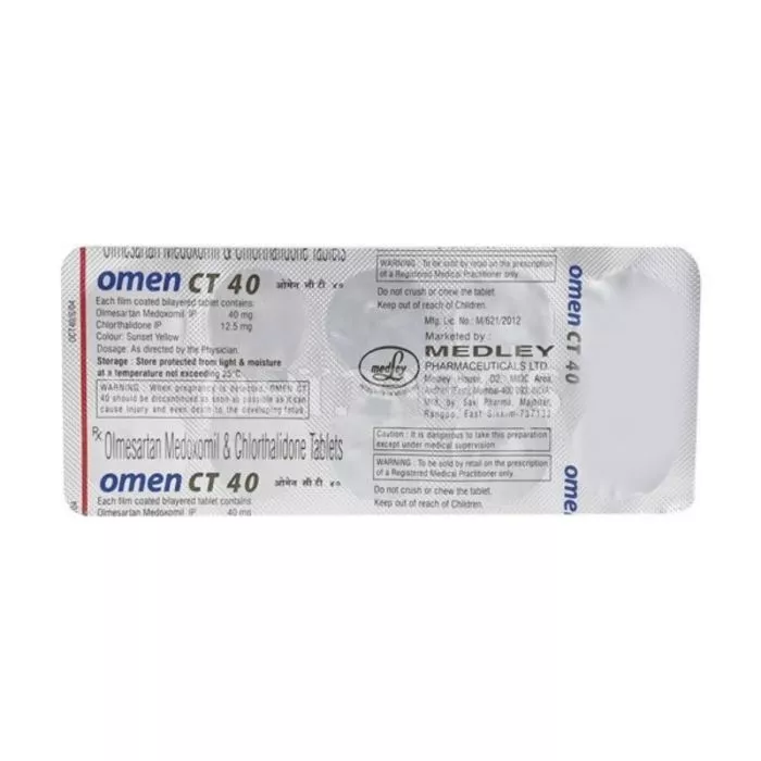 Omen 40 Tablet with Olmesartan Medoximil