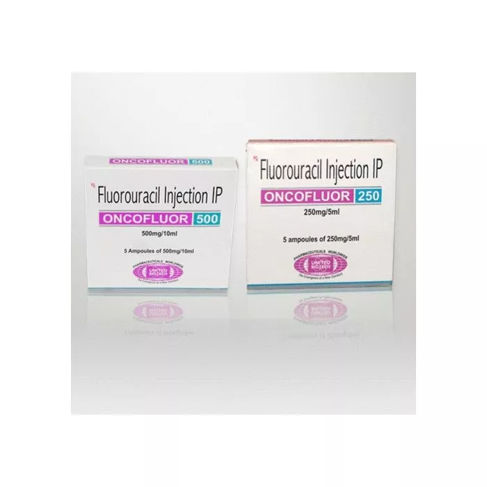 Oncoflour 250 Mg Injection 5 ml With Fluorouracil
