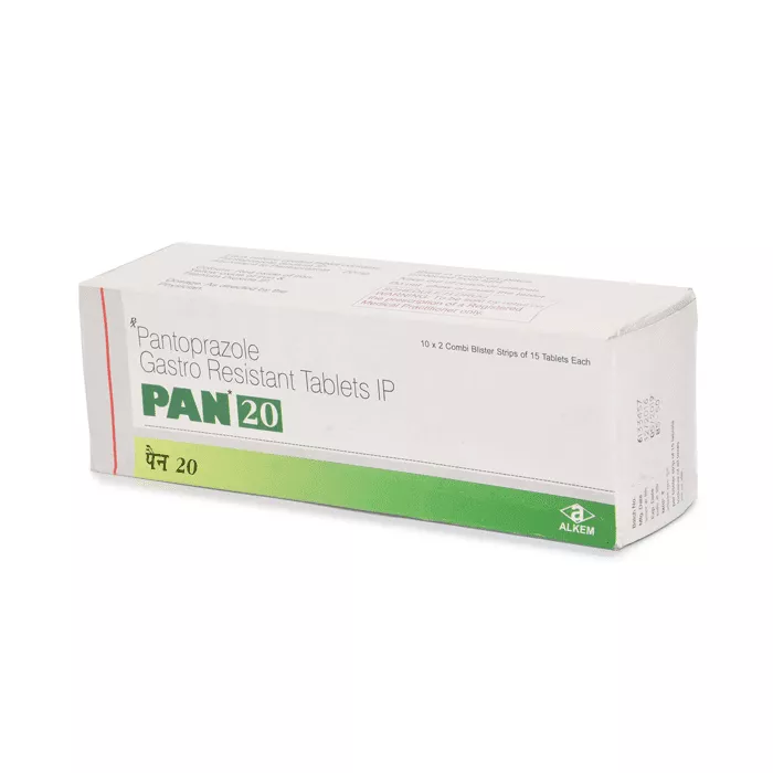 Pan 20 Mg with Pantoprazole                 
