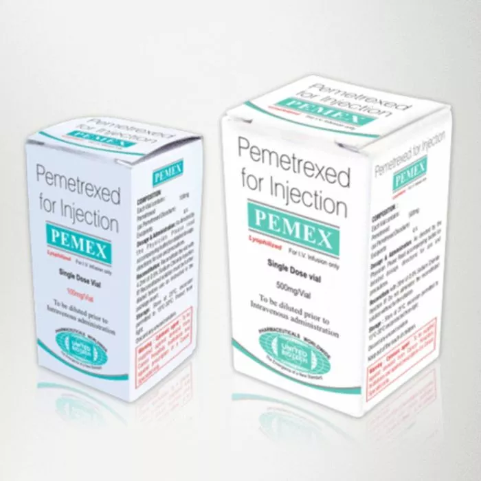 Pemex 500 Mg Injection with Pemetrexed