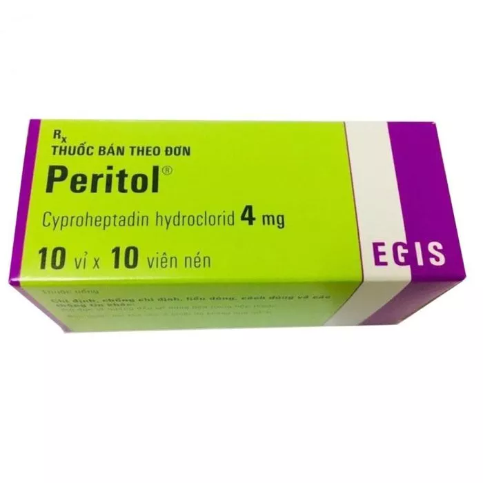 Peritol 4 Mg Tablet with Cyproheptadine                  