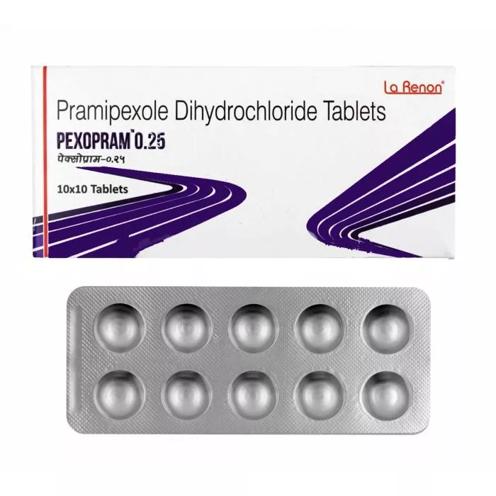 Pexopram 0.25mg Tablet with Pramipexole