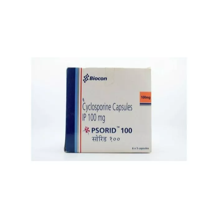 Psorid 100 Capsule with Ciclosporin