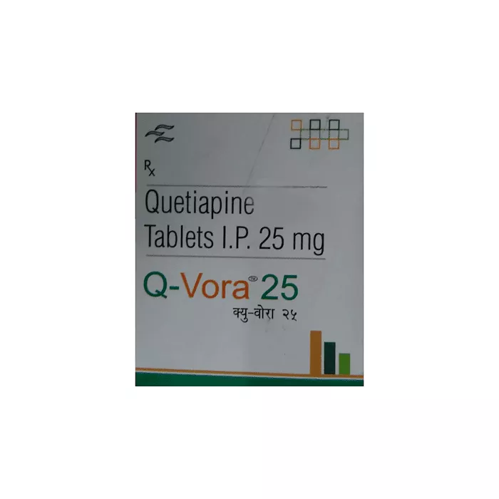 Q-Vora 25 Tablet with Quetiapine