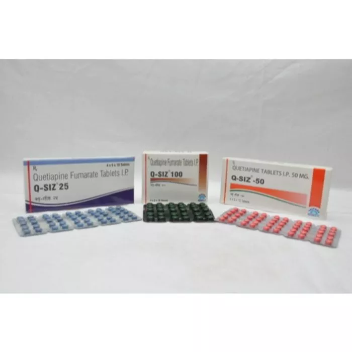 Q Siz 50 Mg Tablet with Quetiapine