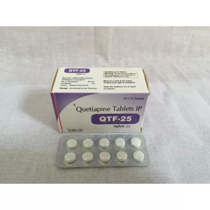 Qtf 25 Mg Tablet with Quetiapine