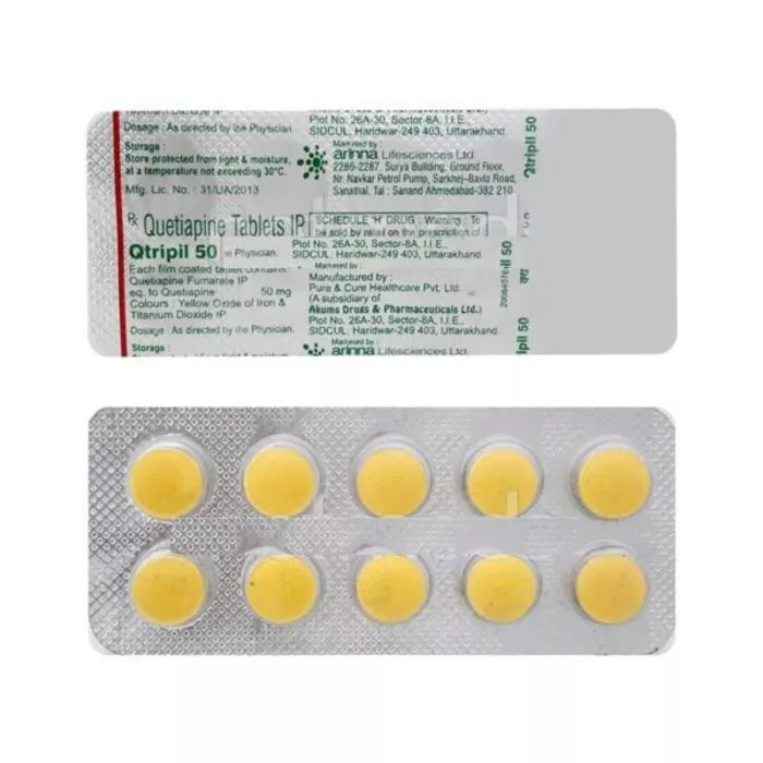 Qtripil 100 Mg Tablet SR with Quetiapine