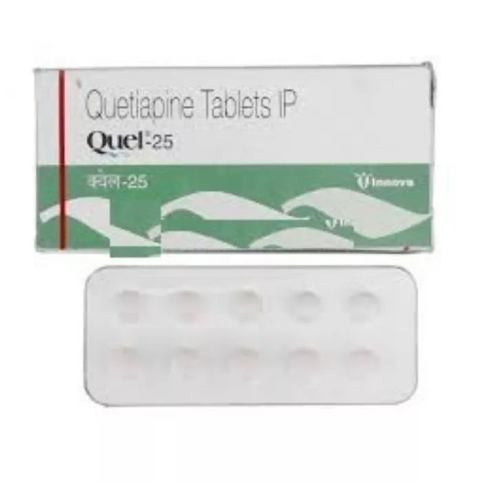 Quel 25 Mg Tablet with Quetiapine