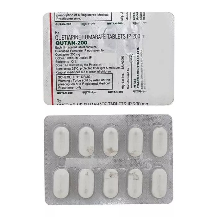 Qutan 200 Tablet with Quetiapine