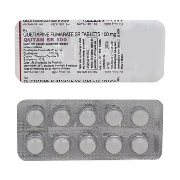 Qutan SR 100 Tablet with Quetiapine