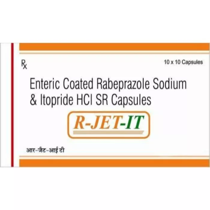 R Jet IT 20Mg-150Mg Capsule with Rabeprazolec and Itopride