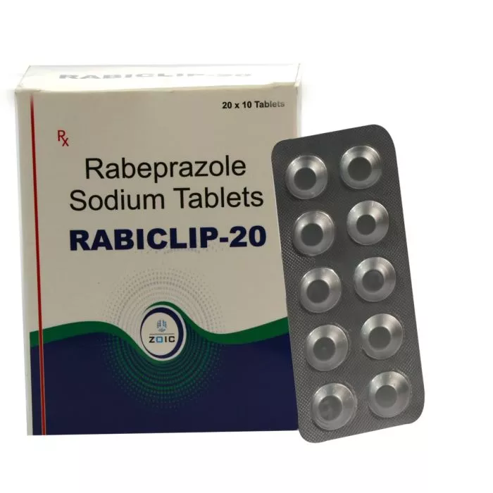 Rabiclip 20 Mg Tablet with Rabeprazole
