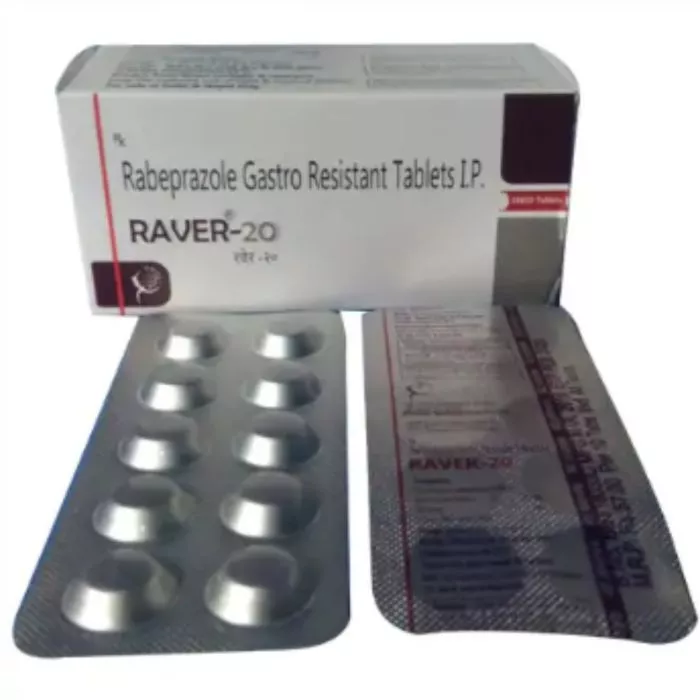Raver 20 Mg Tablet with Rabeprazole