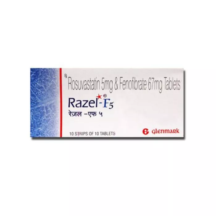 Razel-F5 Tablet with Fenofibrate and Rosuvastatin
