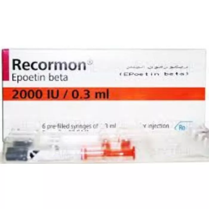 Recormon 2000 IU 3 ml Injection with Recombinant Human Erythropoietin Alfa