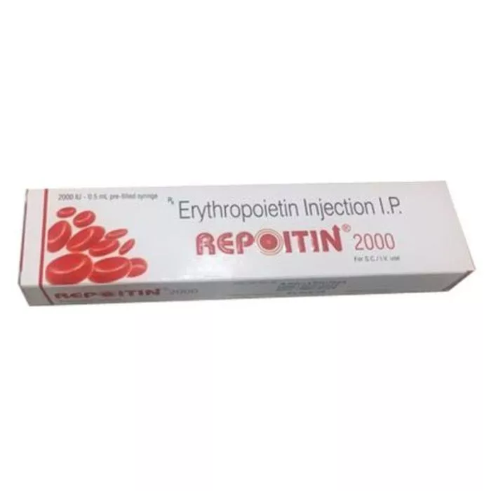 Repoitin 2000 IU 1ml Injection with Recombinant Human Erythropoietin Alfa