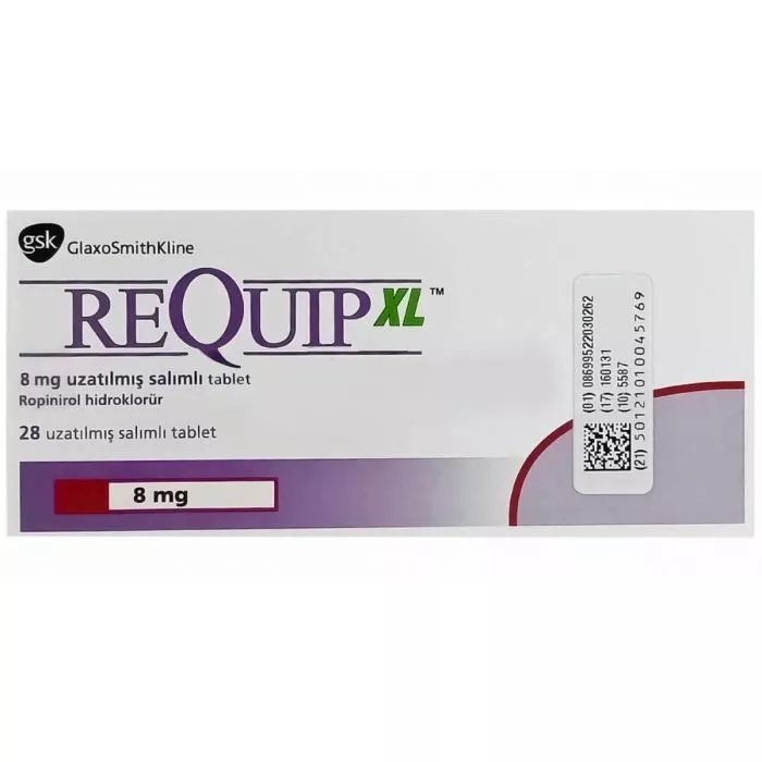 Requip XL 8 Mg with Ropinirole Hydrobromide           