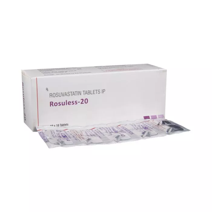 Rosuless 20 Tablet with Rosuvastatin