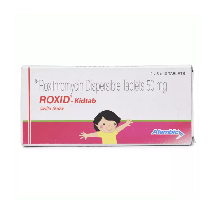 Roxid Kidtab 50 Mg with Roxithromycin                            