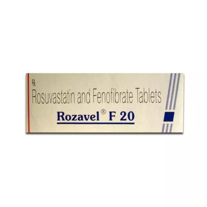 Rozavel F 20 Tablet with Fenofibrate and Rosuvastatin