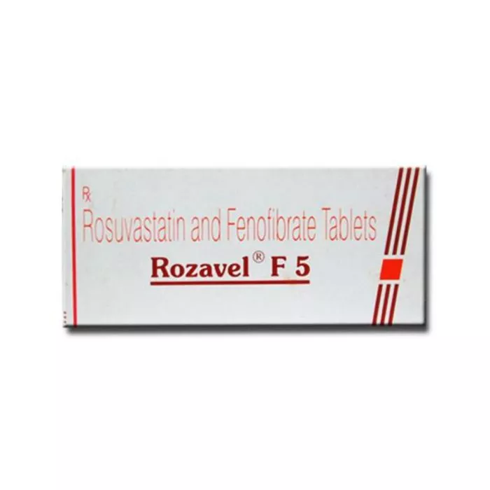 Rozavel F 5 Tablet with Fenofibrate and Rosuvastatin