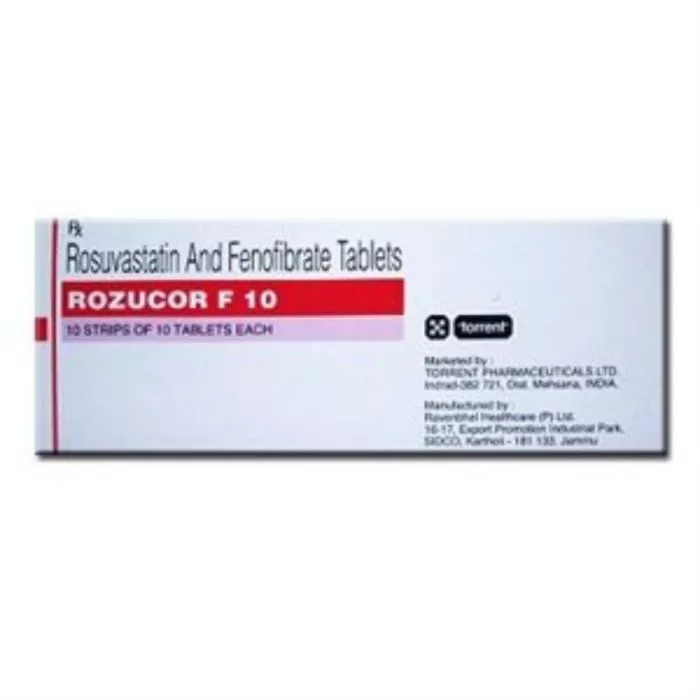 Rozucor F 20 Tablet with Fenofibrate and Rosuvastatin