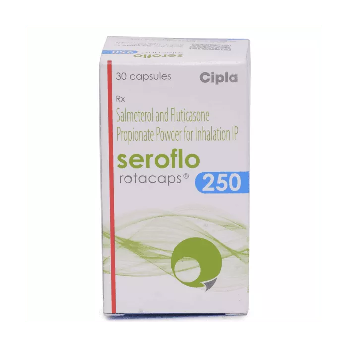 Seroflo Rotacaps 50 Mcg + 250 Mcg with Salmeterol + Fluticasone Propionate                     