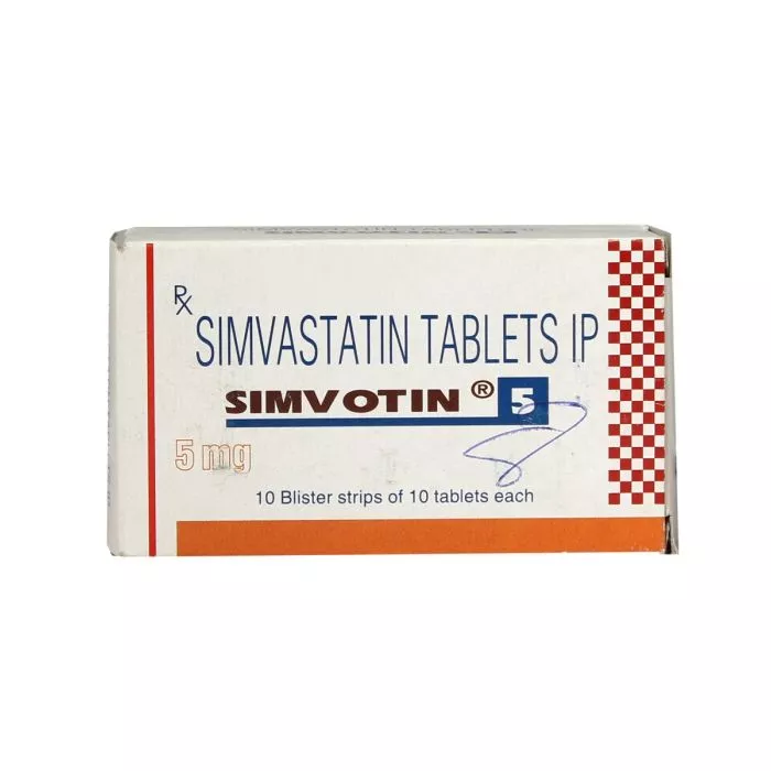 Simvotin 5 Mg with Simvastatin                       