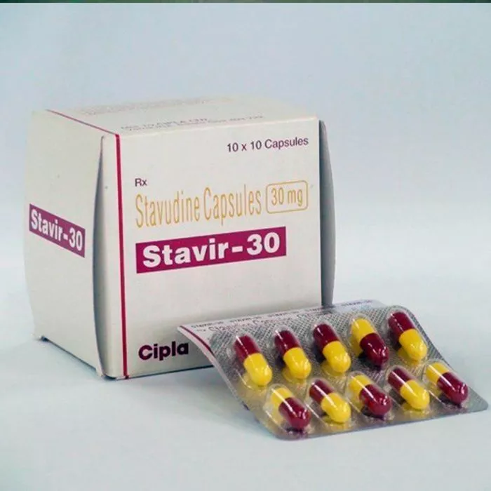 Stavir 30 Mg with Stavudine                  