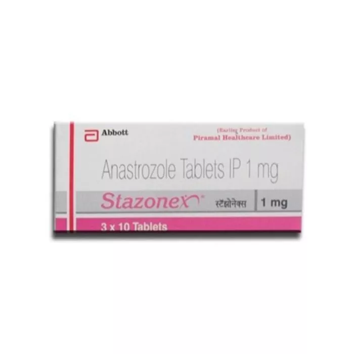 Stazonex 1 Mg Tablets with Anastrozole