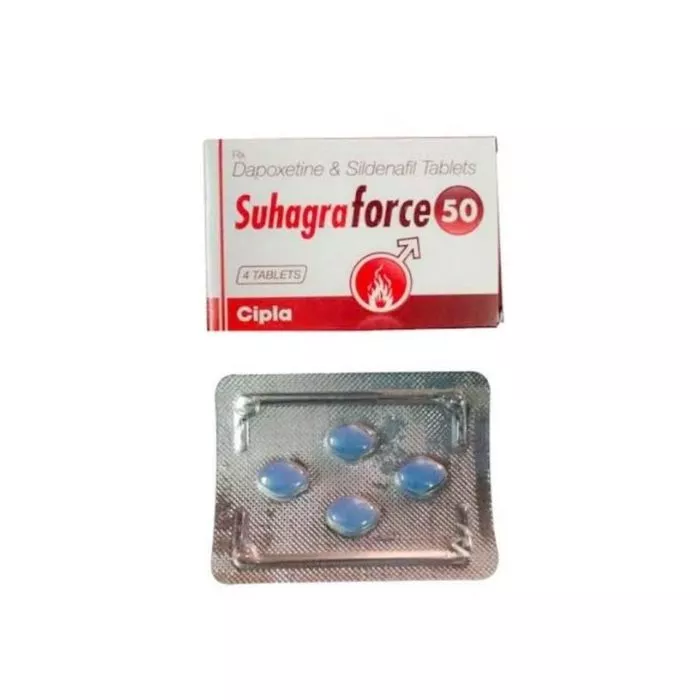 Suhagra Force 50 Mg with Sildenafil & Dapoxetine