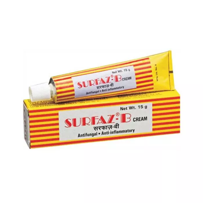 Surfaz-B Cream 15 Gm with Beclometasone + Clotrimazole
