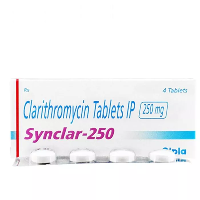 Synclar 250 Mg with Clarithromycin                  