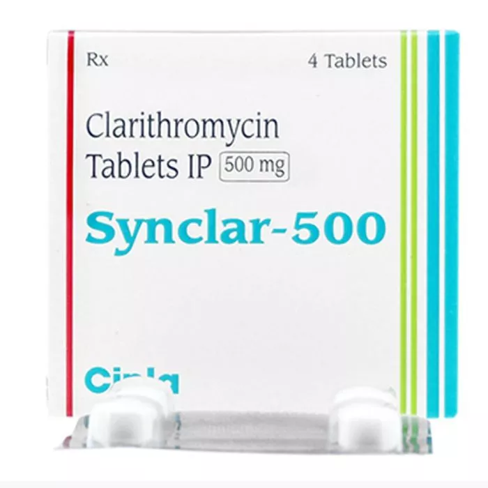 Synclar 500 Mg with Clarithromycin                        