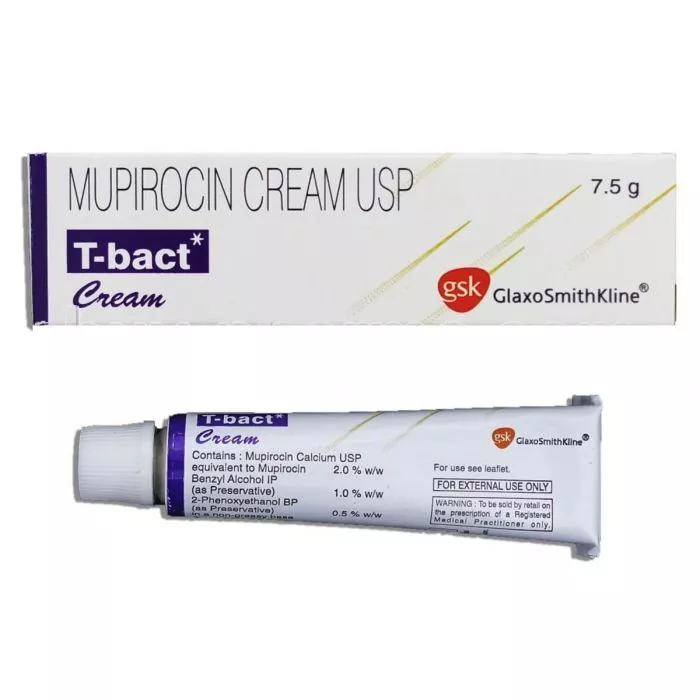 T Bact 7.5 gm Cream with Mupirocin                     