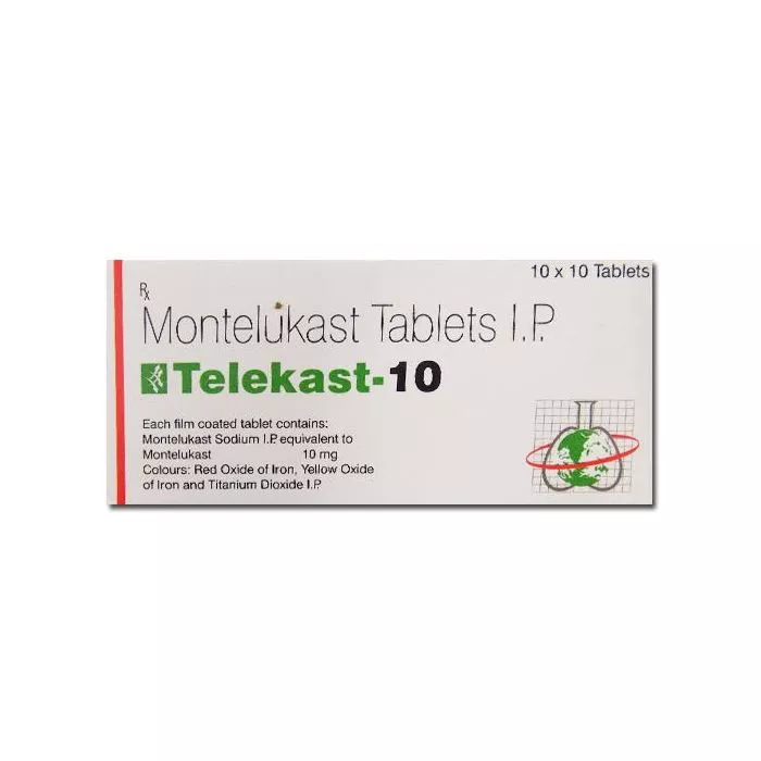 Telekast 10 Tablet with Montelukast