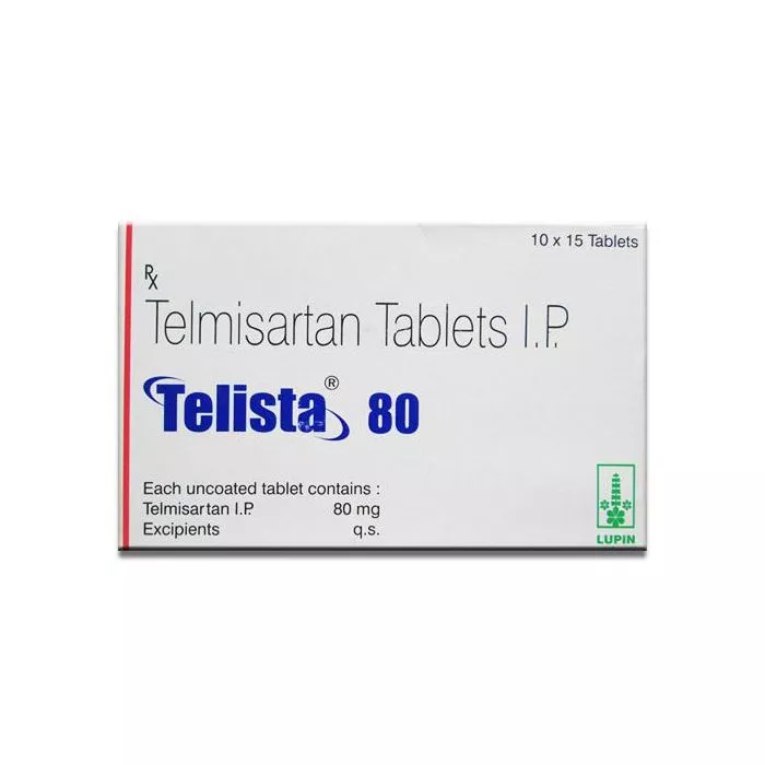 Telista 80 Tablet with Telmisartan                            