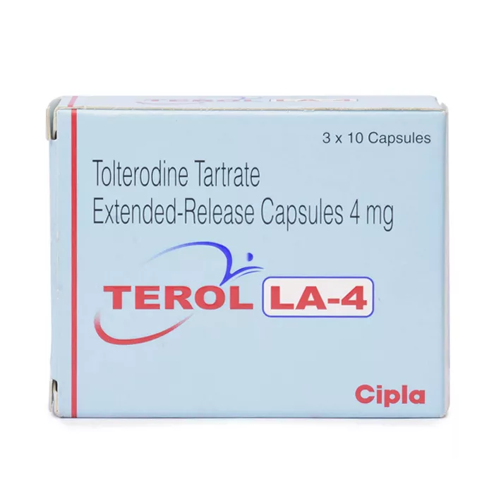 Terol LA 4 Mg with Tolterodine Tartrate                  