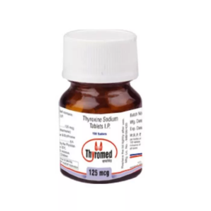 Thyromed 125 mcg Tablet with Thyroxine-Levothyroxine
