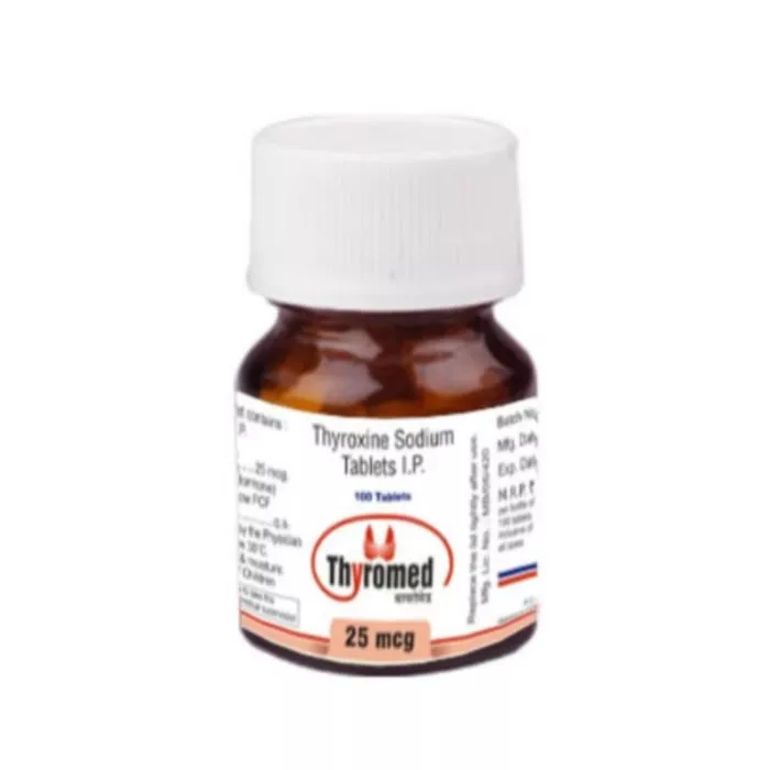 Thyromed 25 mcg Tablet with Thyroxine-Levothyroxine