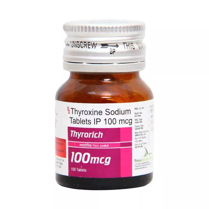Thyrorich 100 Mcg Tablet with Thyroxine