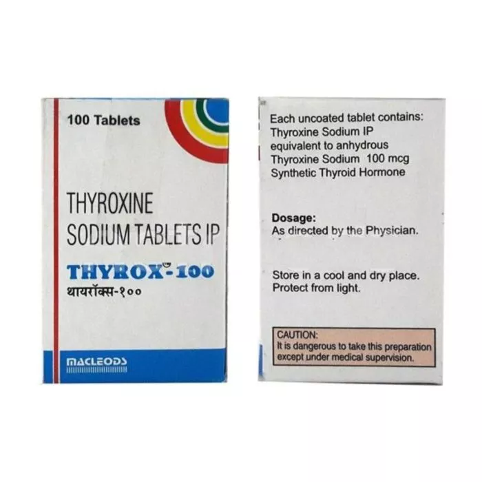 Thyrox 100 Tablet with Thyroxine-Levothyroxine