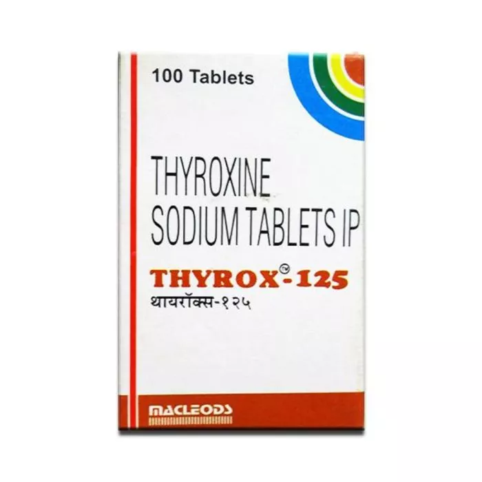 Thyrox 125 Tablet with Thyroxine-Levothyroxine