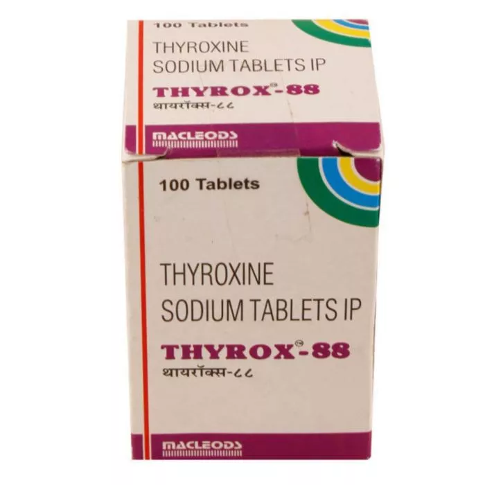 Thyrox 88 Tablet with Thyroxine-Levothyroxine
