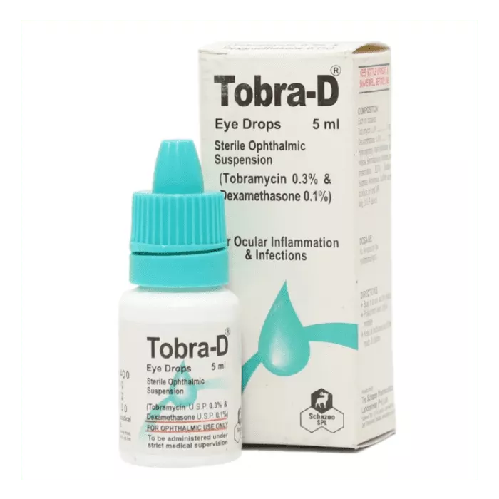 Tobra D Eye Drop with Dexamethasone + Tobramycin