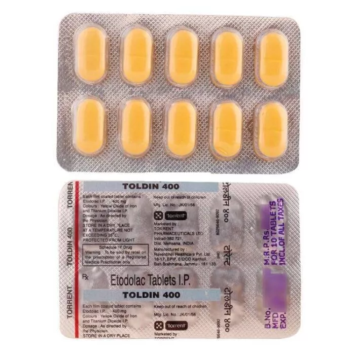 Toldin 400 Tablet with Etodolac
