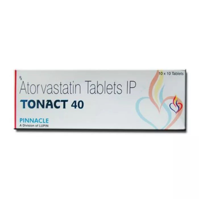 Tonact 40 Tablet with Atorvastatin