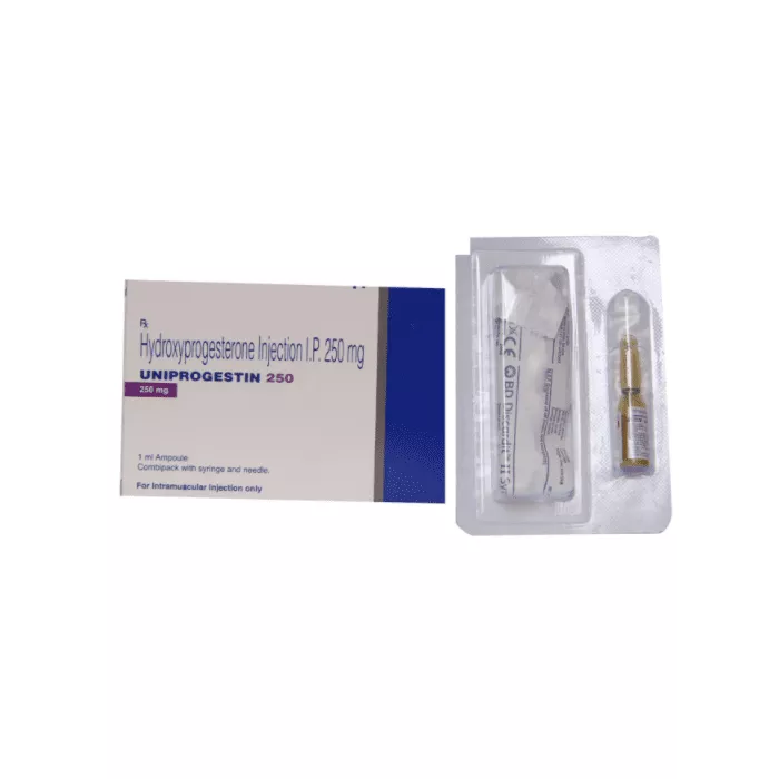 Uniprogestin 250 Injection with Hydroxyprogesterone