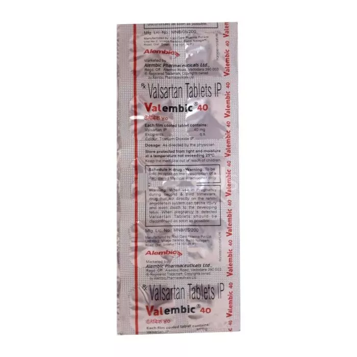 Valembic 80 Mg Tablet with Valsartan