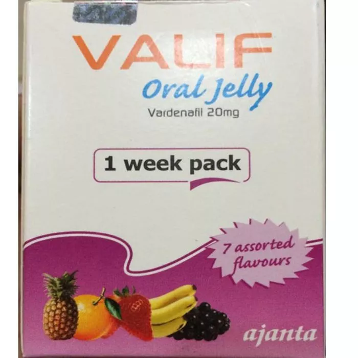 Valif Oral Jelly 20 Mg with Vardenafil Oral Jelly                         